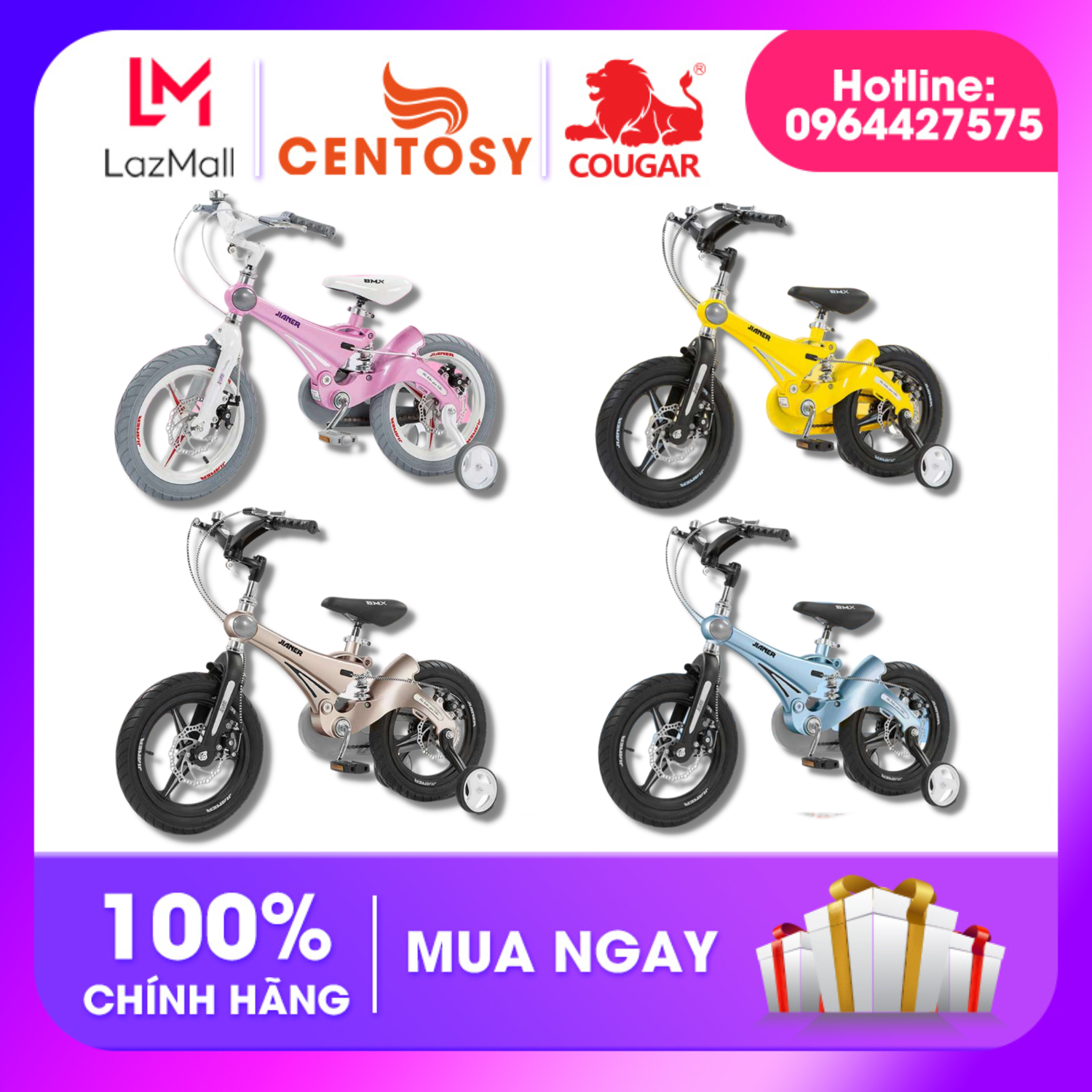 Xe đạp trẻ em jianner j9