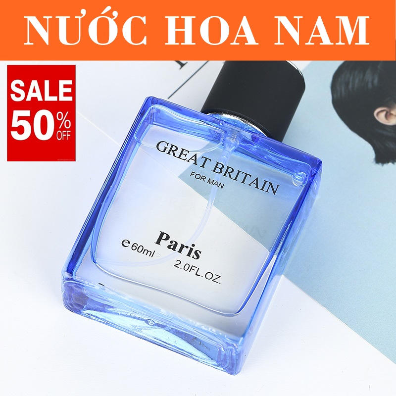 GREAT BRITAIN Nước Hoa Nam Được Ưa Chuộng Nhất, Hương Thơm Không Thể Bỏ Lỡ, Thể Tích 50ml