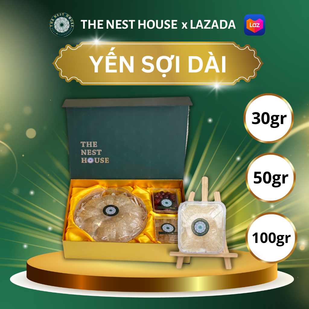 Tổ Yến Sào Tinh Chế Sợi Dài Loại 1 - Yến Sào Nguyên Chất Nha Trang Khánh Hoà The Nest House