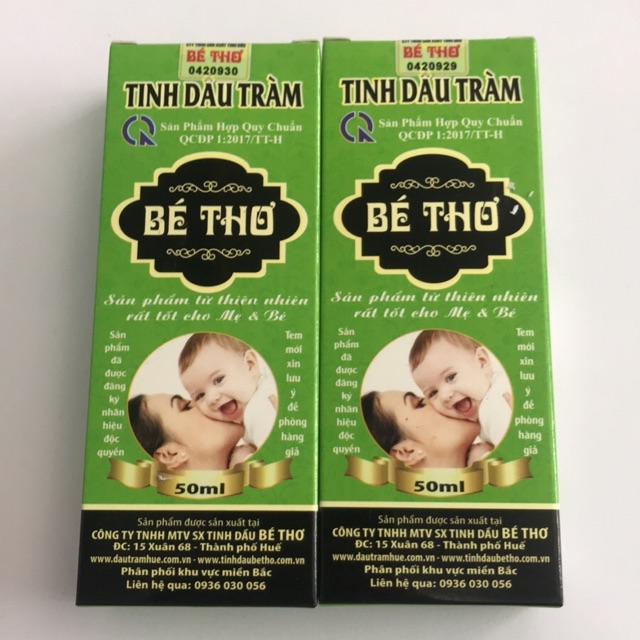 Tinh dầu tràm huế bé thơ loại 1 tốt cho mẹ bầu và bé sơ sinh