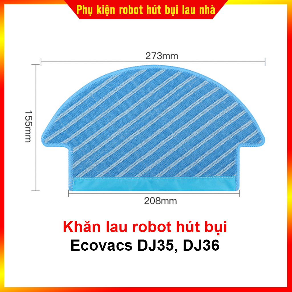 Khăn lau robot hút bụi ecovacs dj35, dj36