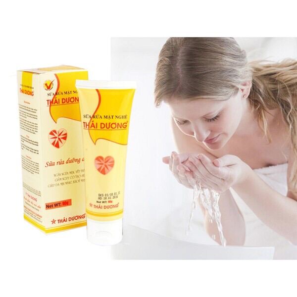 Sữa rửa mặt nghệ thái dương - làm sạch dưỡng da - 90g