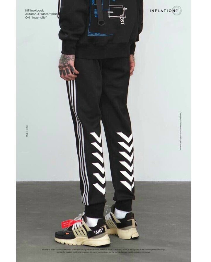 Quần nỉ jogger chạy sọc , mũi tên cá tính ĐT