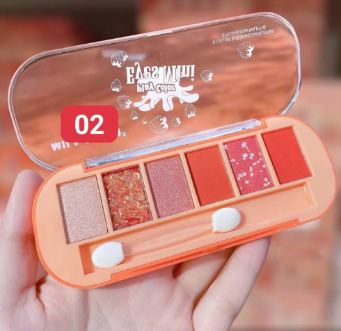 Nhủ mắt Mila 6 ô Play Color Eyes Mini Kèm Cọ