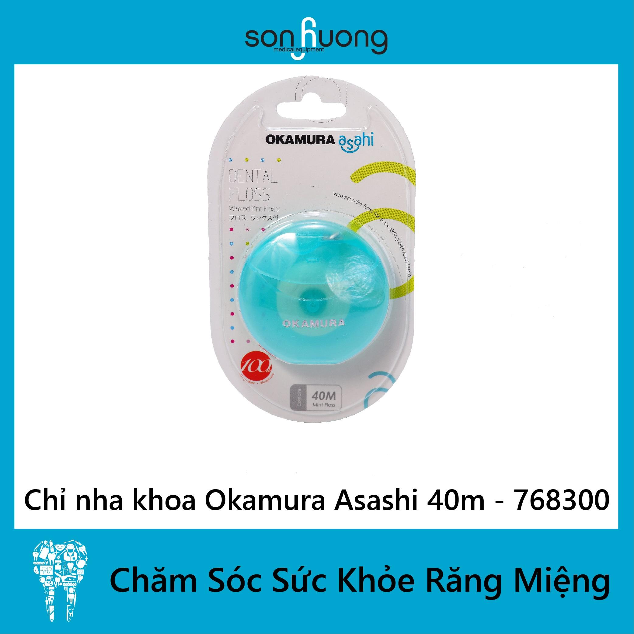 Combo 2 gói chỉ nha khoa okamura asashi 40m - 768301