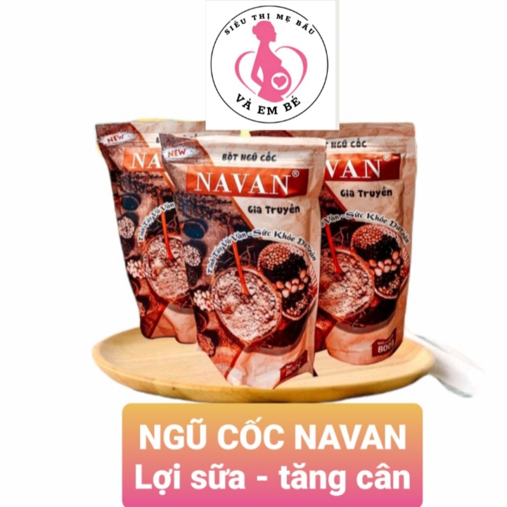 Ngũ cốc lợi sữa navan 800gr tăng cân lợi sữa