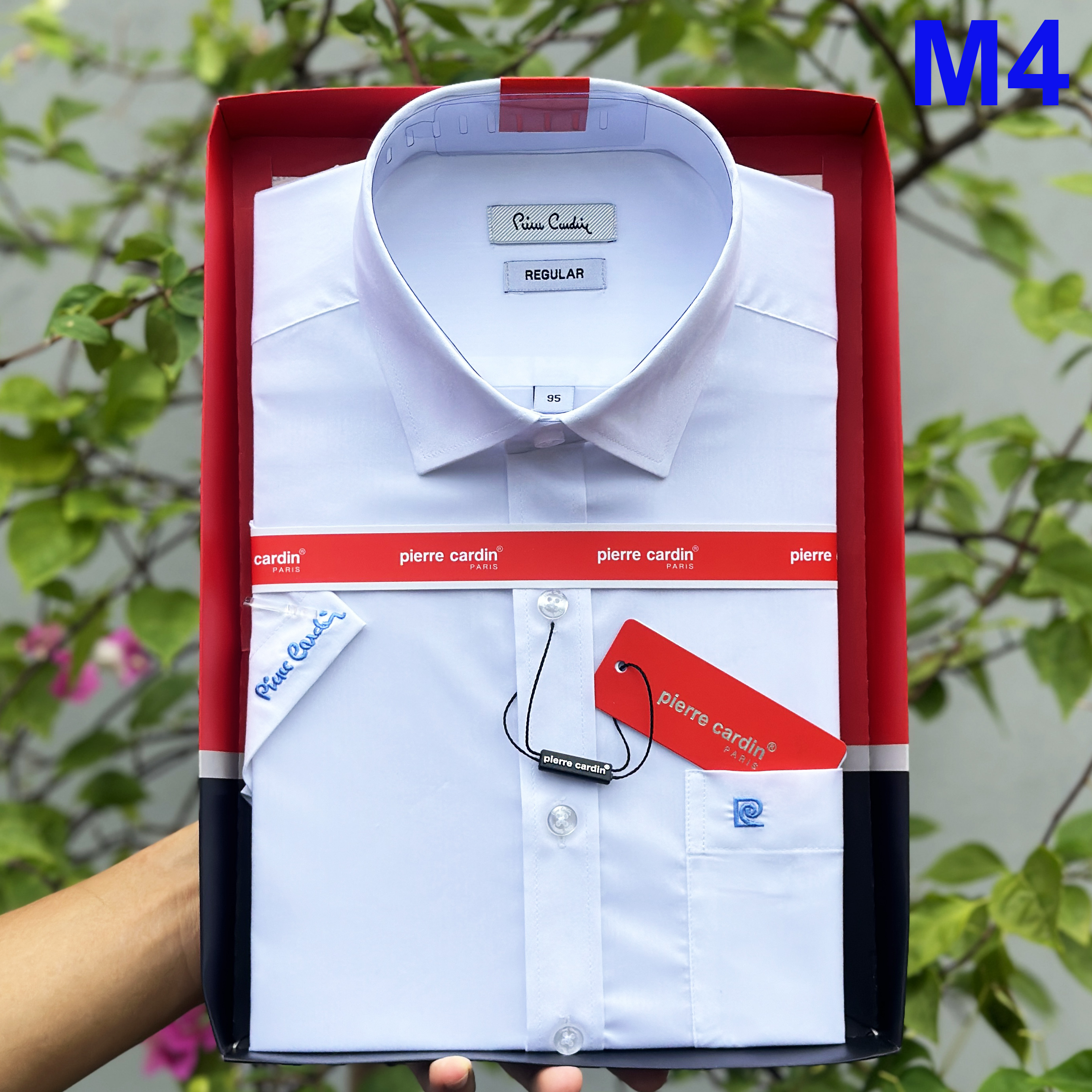 Áo Sơ Mi Nam, Sơ Mi Trắng Ngắn Tay, Sơ Mi Nam Công Sở, Sơ Mi Nam Pierre Cardin Chính Hãng 2024