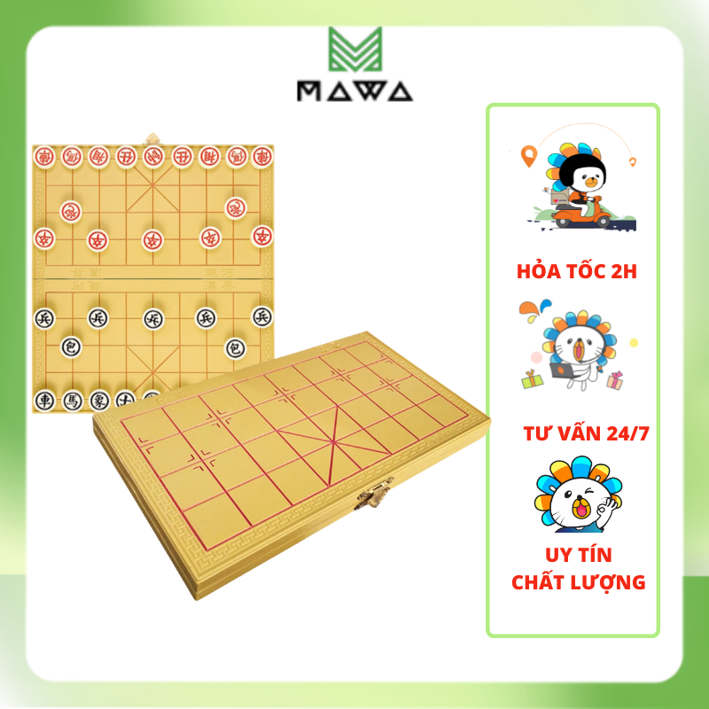 Bộ cờ tướng cỡ lớn kích thước hộp 44x44cm