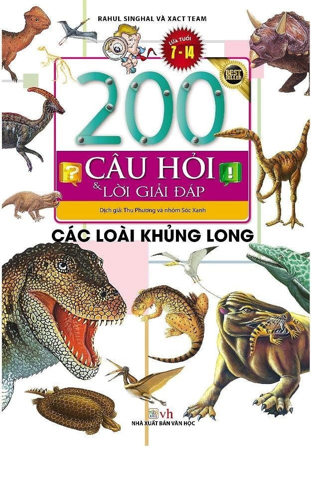 Fahasa - 200 câu hỏi và lời giải đáp - các loài khủng long