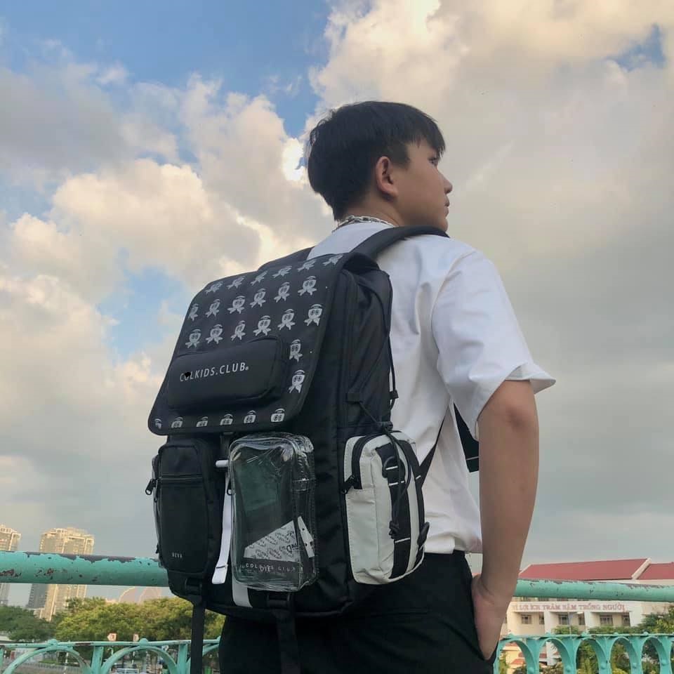 [CLIP THẬT] Balo Col.kids. SS5 Phản Quang Hologram Chống nước 90%  Hàng chuẩn Cao Cấp 1:1 (Tặng Bạch Tuột Nhựa full 3 tag C.N.D + giấy thơm)