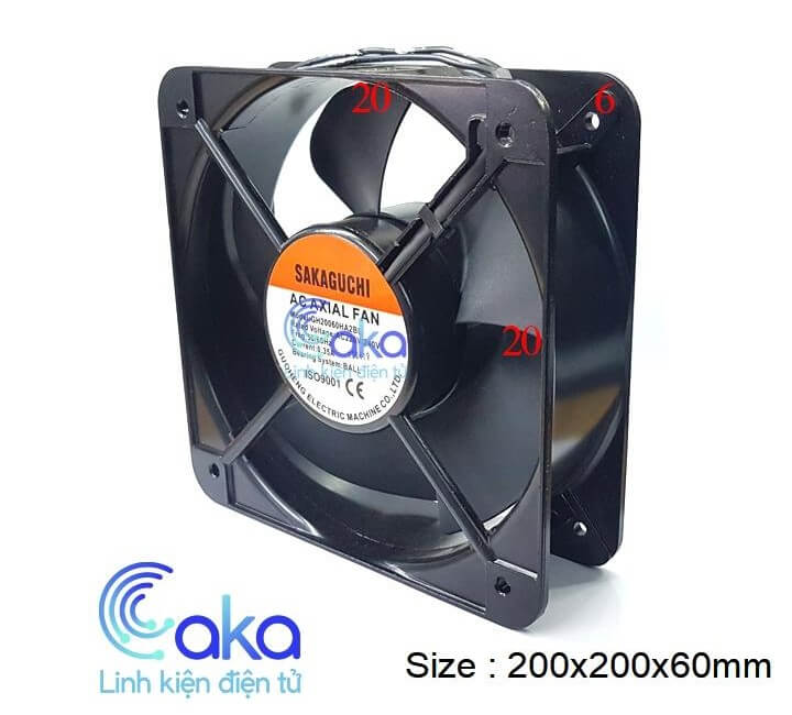 Quạt hút sakaguchi gh20060ha2bl 220v – giải pháp thông gió hiệu quả