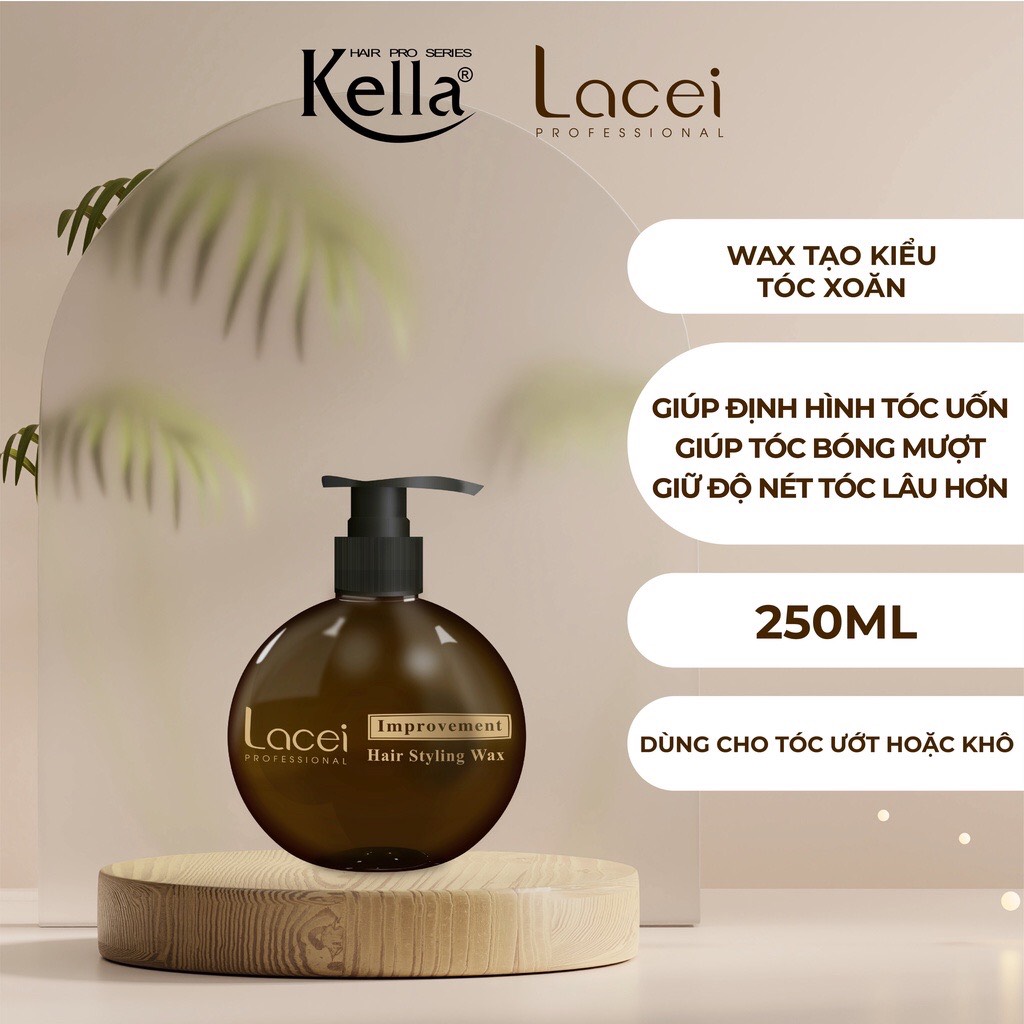 Wax tạo kiểu tóc xoăn cho nam Lacei Improvement