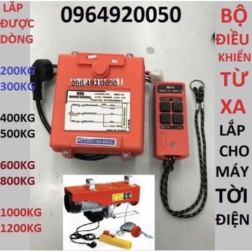 Điều khiển từ xa cho máy tời -tời điện