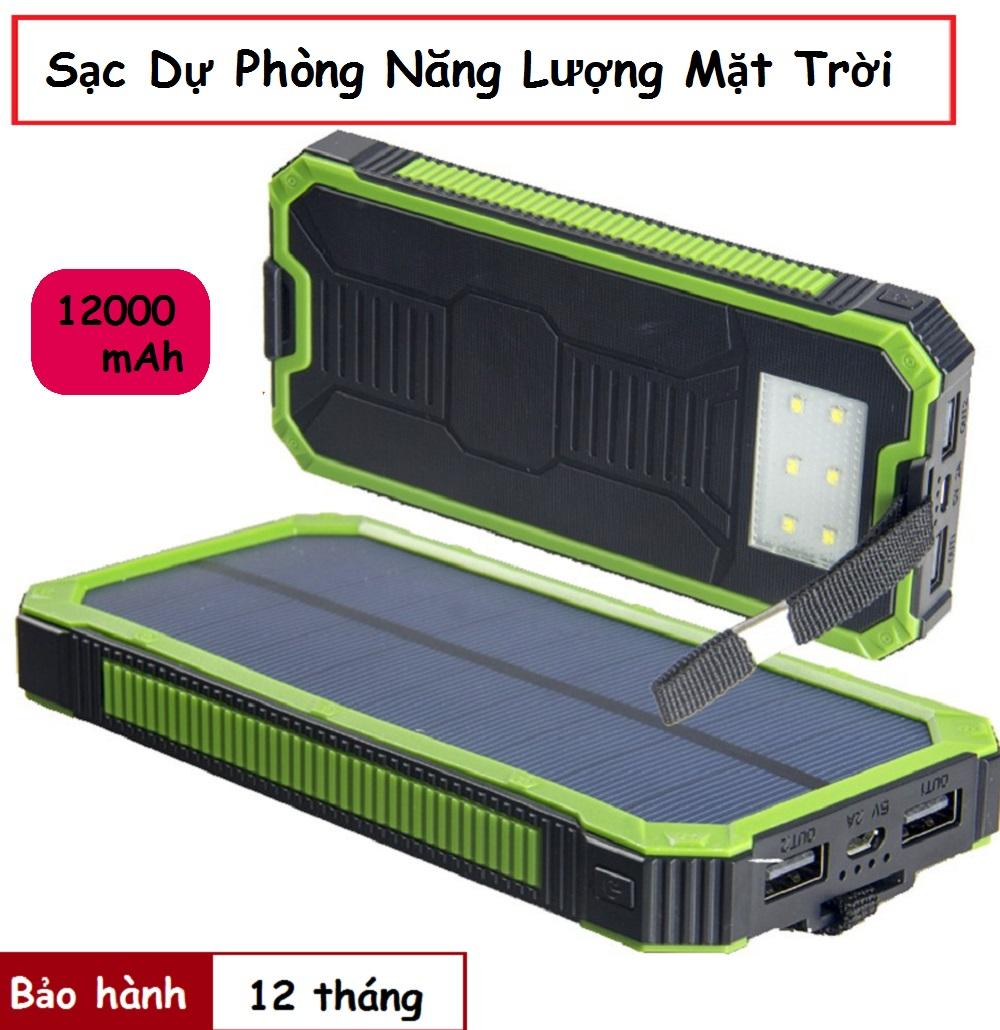 Sac du phong gia re, sac du phong nang lương mat troi, sac da nang, Sạc dự phòng năng lượng mặt trời . Tích hợp đèn pin sử dụng trong trường hợp khẩn cấp trong bóng tối. Bảo hành toàn quốc 1 đổi 1 bởi CITY MART