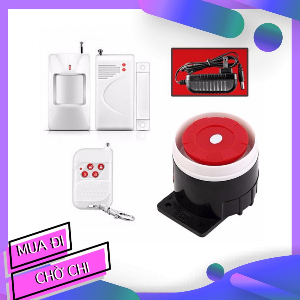 Báo động chống trộm hồng ngoại còi trung tâm - as218