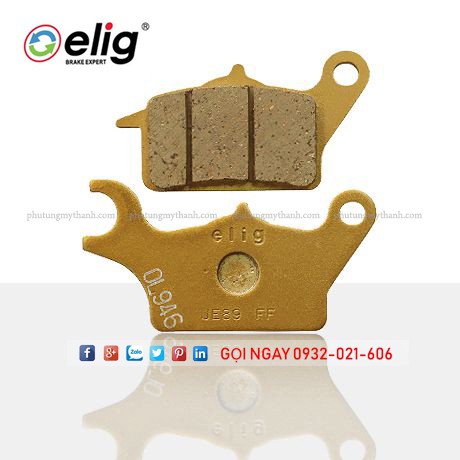 Bố thắng dĩa elig h007 xe wave s110 , fu 125 , fu x , rsx , winner 150cc