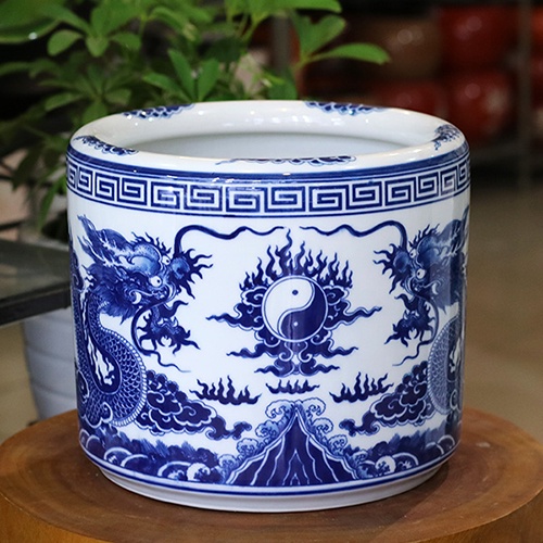 Bát Nhang - Bát hương thờ cúng Men Lam Xanh Truyền Thống - Gốm Sứ Bát Tràng