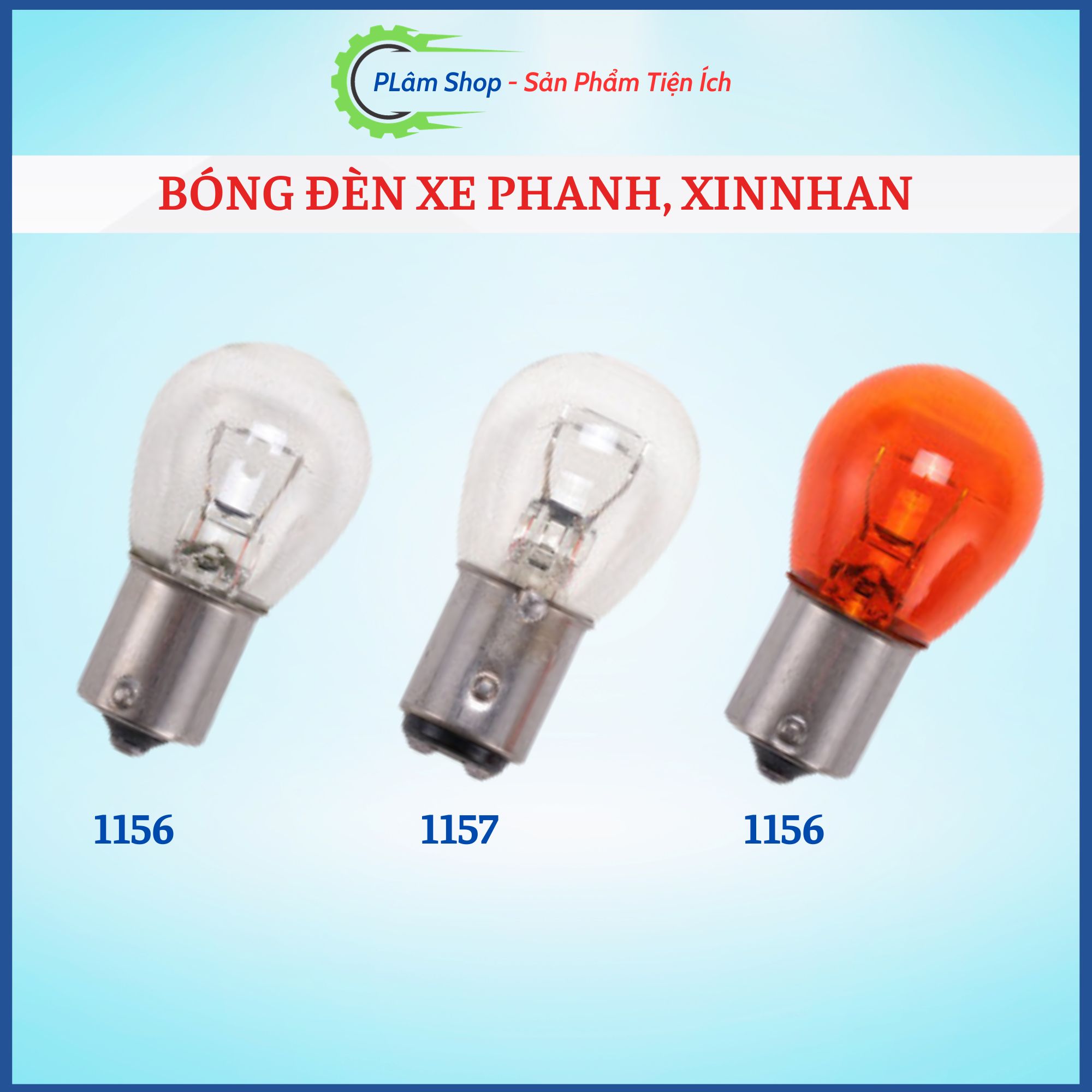 Bóng đèn xinnhan, bóng đèn phanh, đèn lùi 12V ô tô xe máy