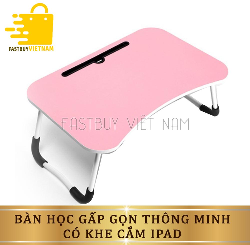 Bàn Học Có Khe Cắm Ipad - Bàn Học Gấp Gọn Thông Minh Mẫu Mới Nhất