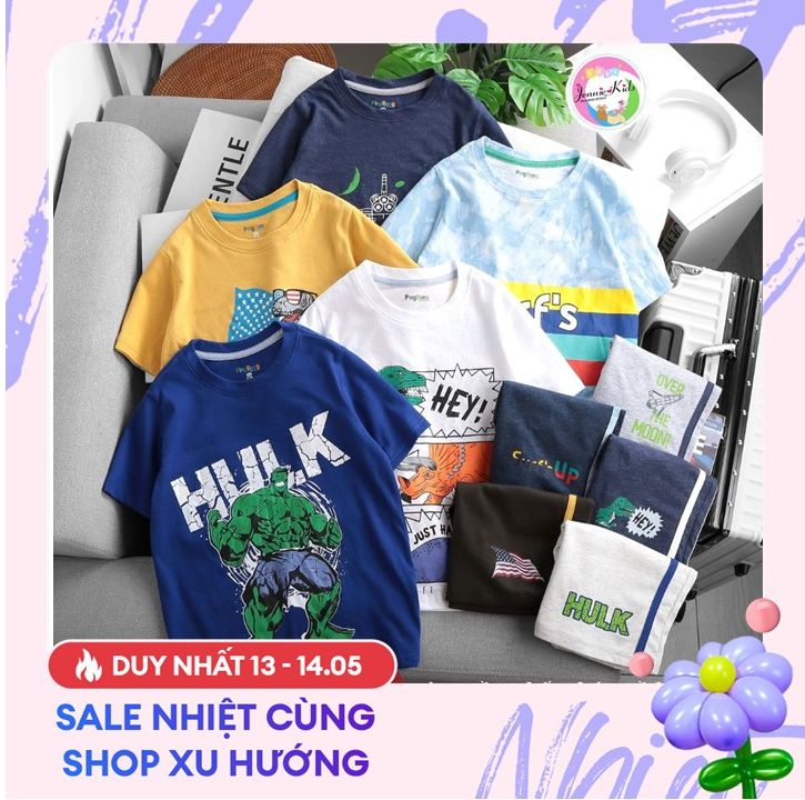 Đồ bộ bé trai size đại cồ xuất dư VNXK Jennie kids J527