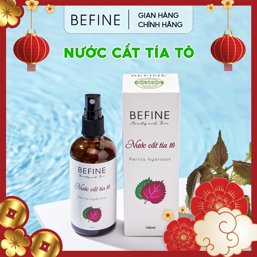 Nước cất tía tô -Toner tía tô Befine sáng da, giảm nhờn -Hydrosol tía tô