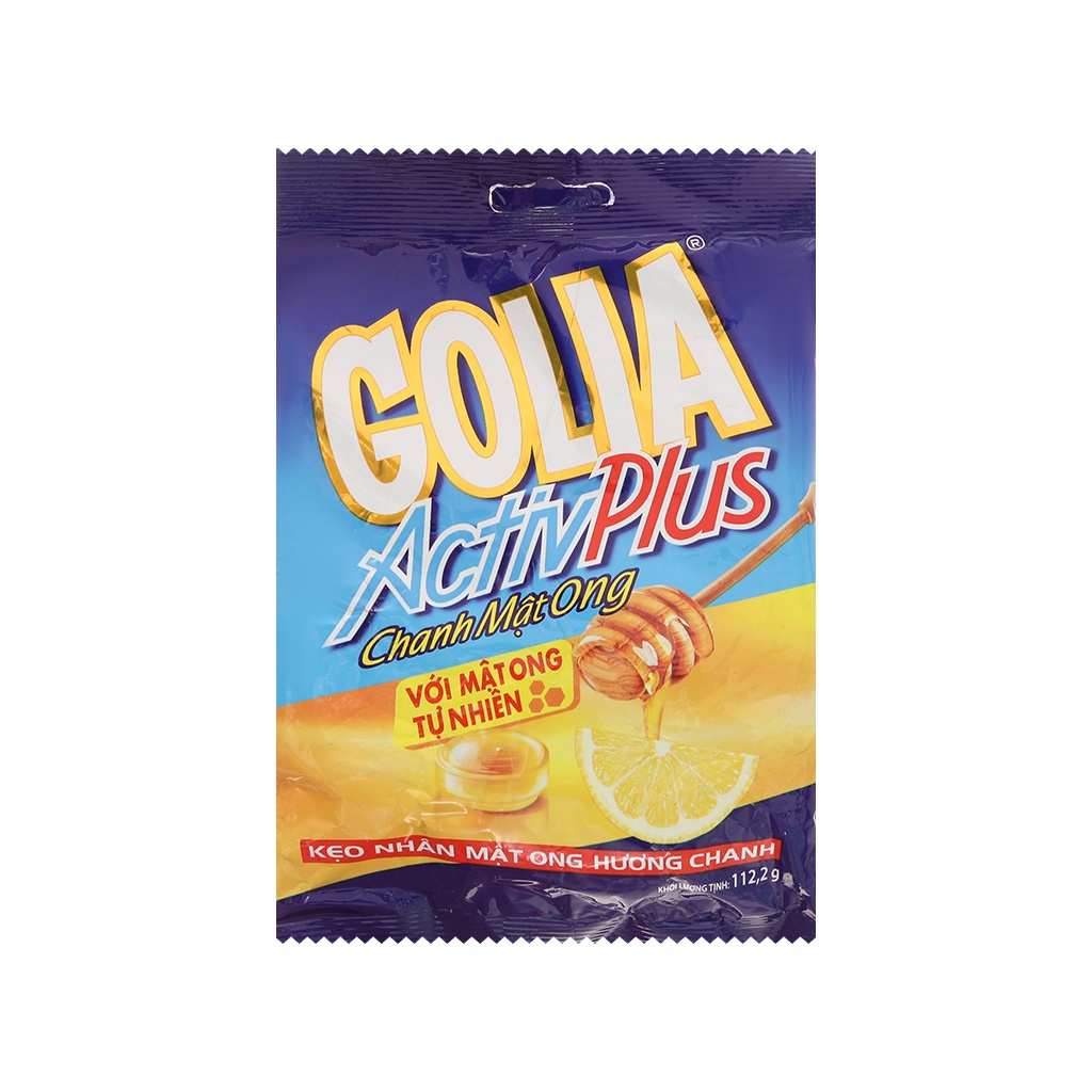 Kẹo Nhân Mật Ong Hương Chanh Golia ActivPlus