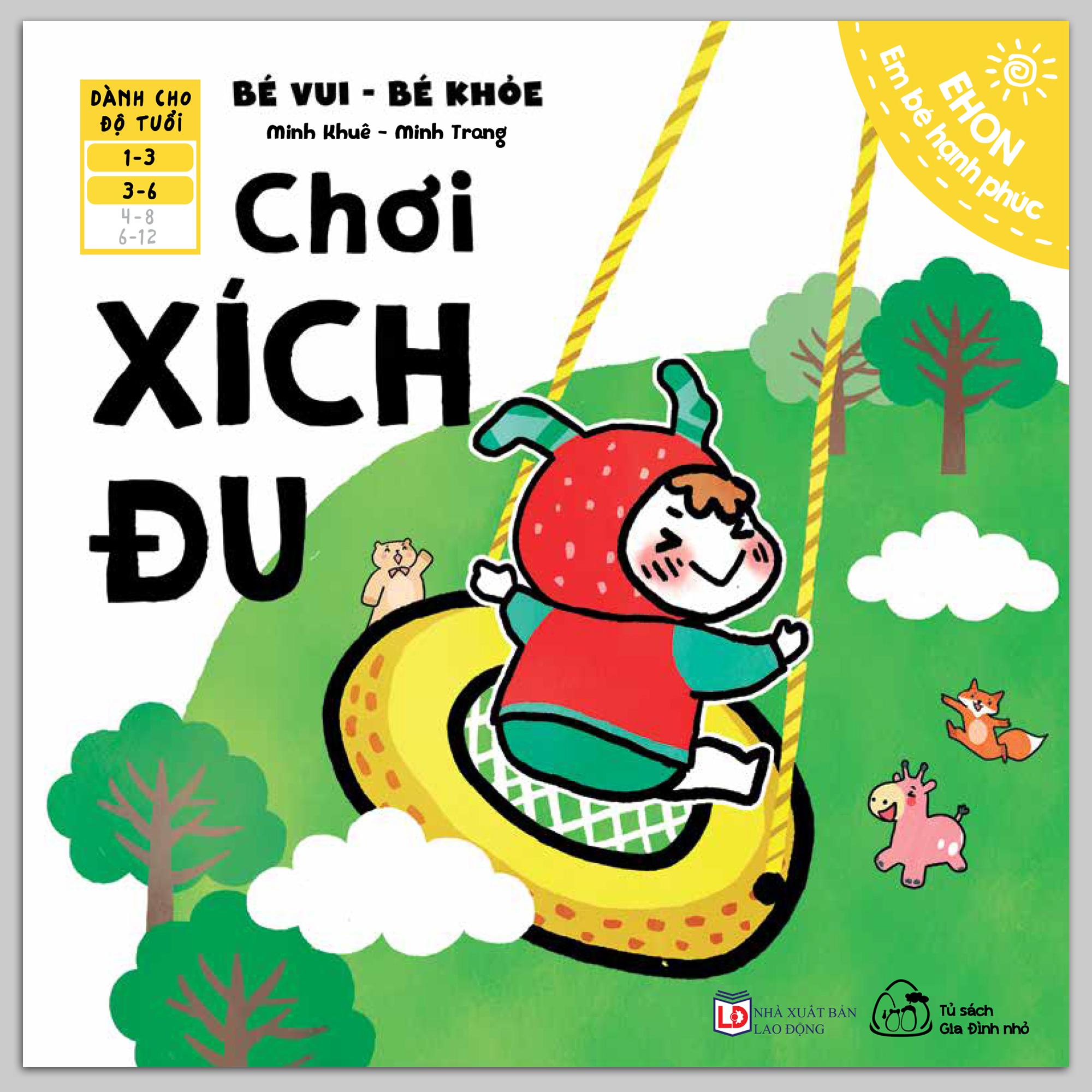 Sách - ehon bé vui - bé khỏe - chơi xích đu