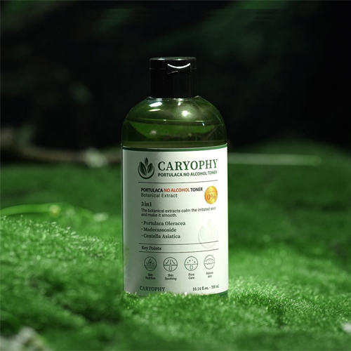 Nước Hoa Hồng toner Giảm Mụn Caryophy Portulaca Toner 300ml