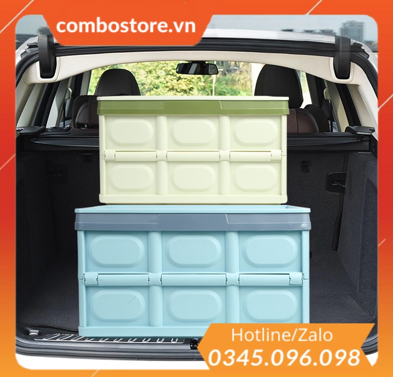 Thùng đa năng gấp gọn đựng đồ cho xe hơi- Loại Trung Cấp – Dung tích 30 Lít