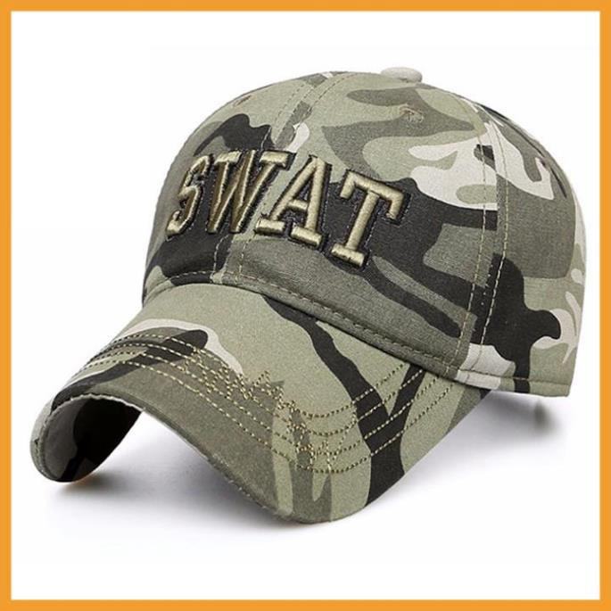 Mũ Lưỡi Trai Nam Lính Mỹ SWAT - Nón Lưỡi Trai Lính Mỹ Rằn Ri