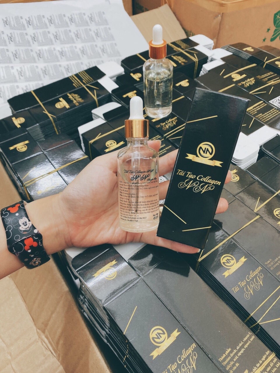 Thay da sinh học body - Nước lột Collagen 3D NN 50ml - Mẫu mới chính hãng