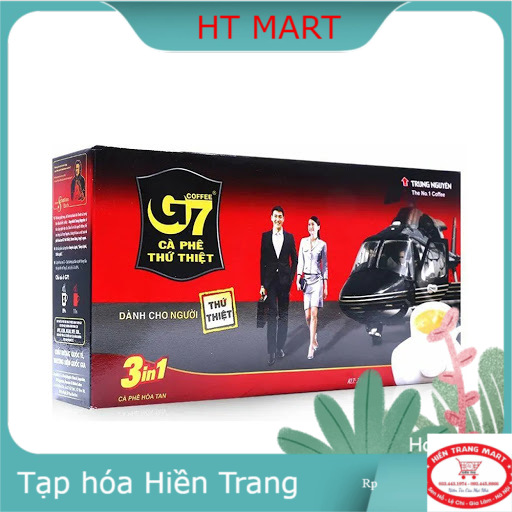 Cà phê hòa tan 3in1 G7 hộp 336g,cà phê thứ thiệt, cà phê trung nguyên ,tạp hóa hiền trang