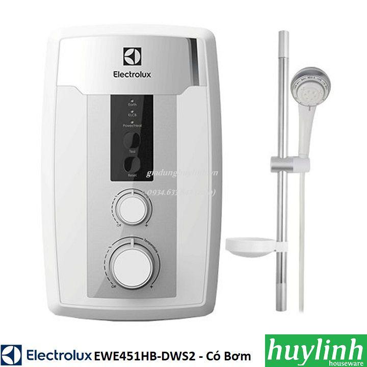 Máy nước nóng trực tiếp có bơm electrolux ewe451hb-dws2 - 4500w