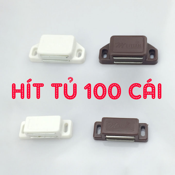 Cục hít nam châm cánh cửa tủ chuyên dành cho tủ gỗ, nhôm với giá sỉ 50 và 100 cái