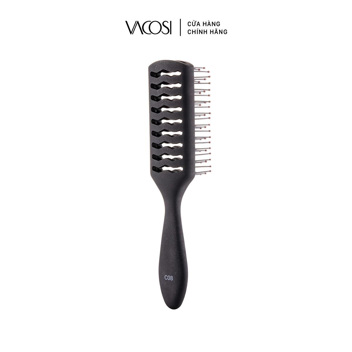 Lược bán nguyệt tạo kiểu & phồng tóc vacosi c08