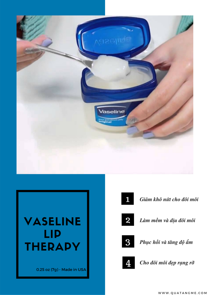 [HCM][SIÊU SALE]  SON DƯỠNG MÔI VASELINE TRẮNG 7g XINH XẮN