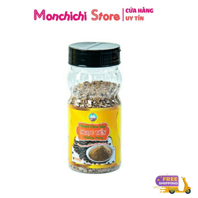 Muối tiêu đen sấy ngọc yến 60g