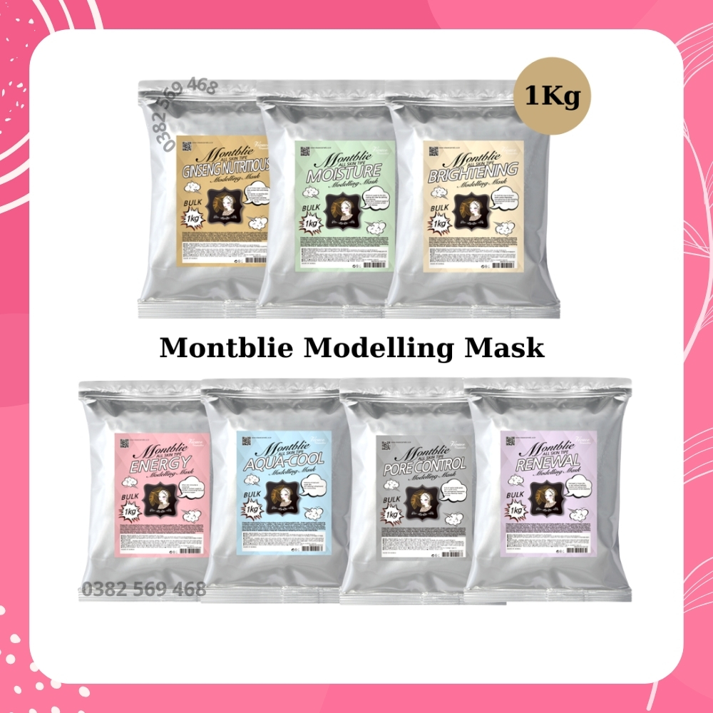 Bột Mặt nạ thạch dẻo Montblie Modelling Mask - Size lớn [ 1Kg ]