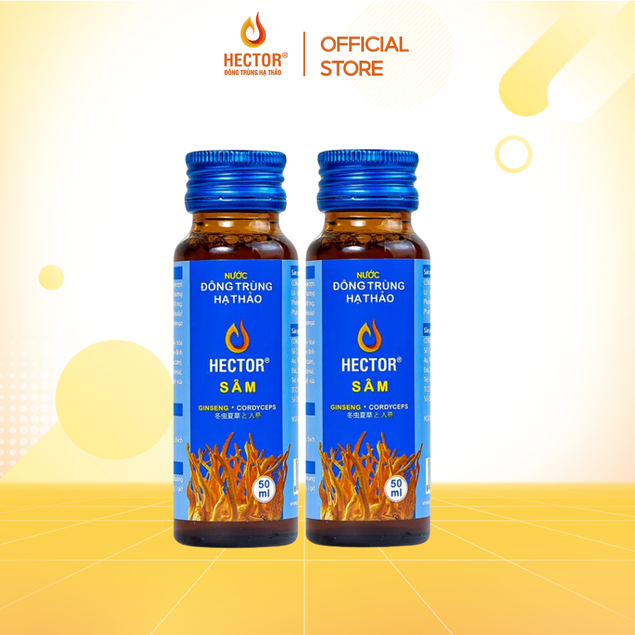 Combo 2 chai nước uống Đông Trùng Hạ Thảo Hector Sâm