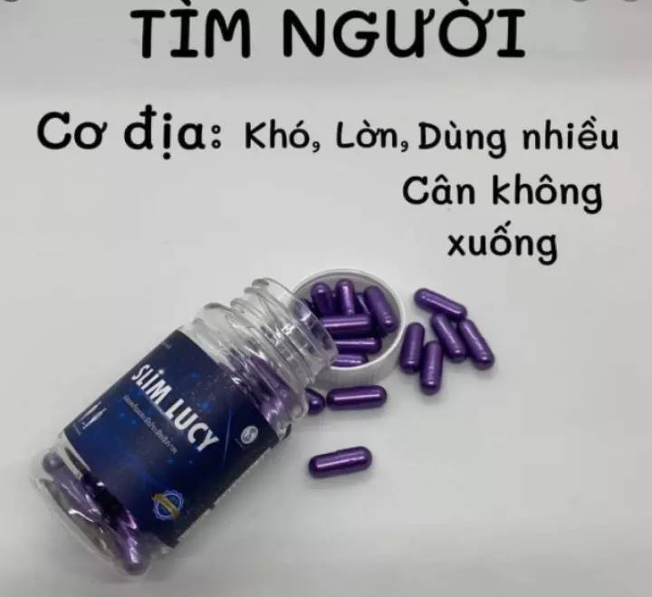 Giam cân khử mỡ Lucy Slim hộp 30 viên hàng chuẩn
