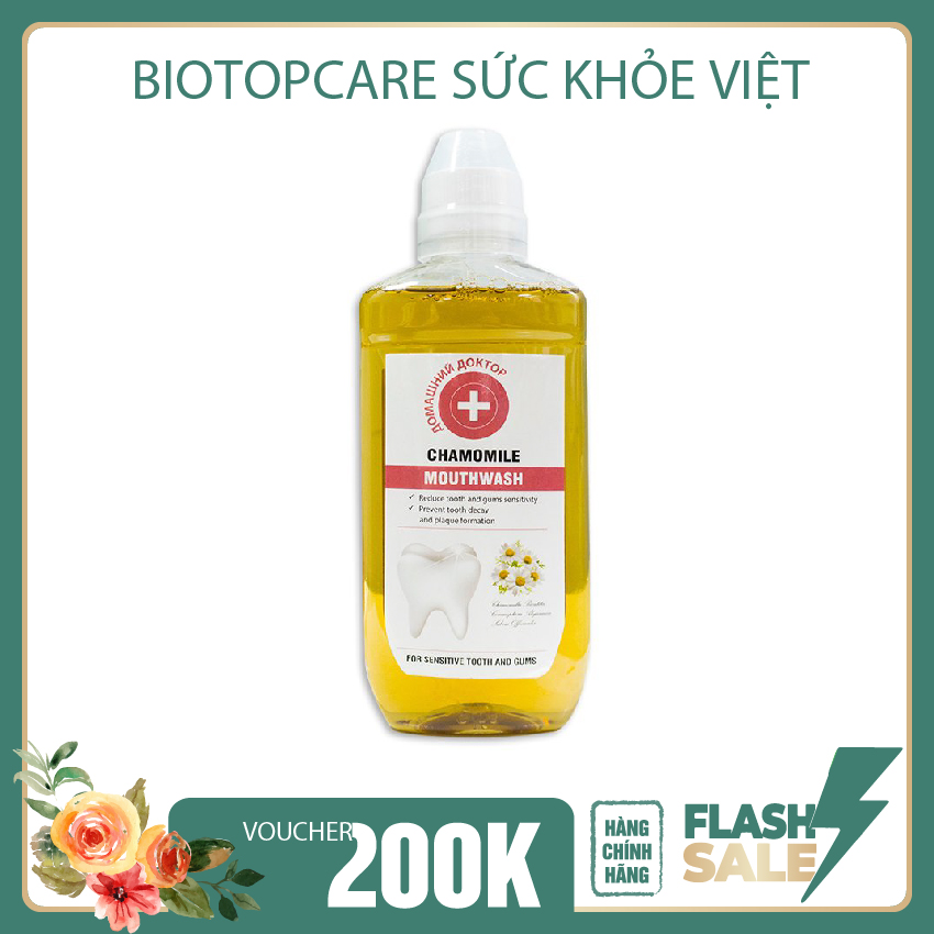 Nước súc miệng Domashnij Doctor dành cho răng lợi nhạy cảm 300ml