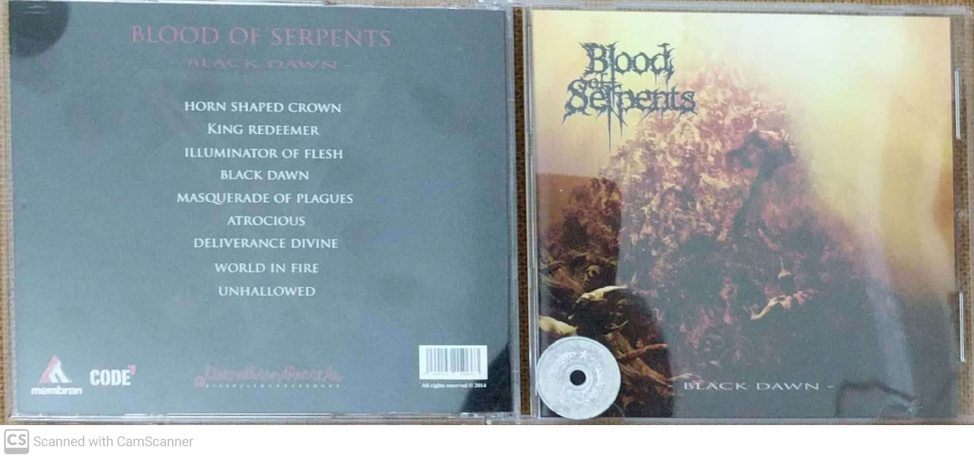 stereomate - Đĩa nhạc - CD gốc: Blood Of Serpents - Black Dawn [Rock / Metal]