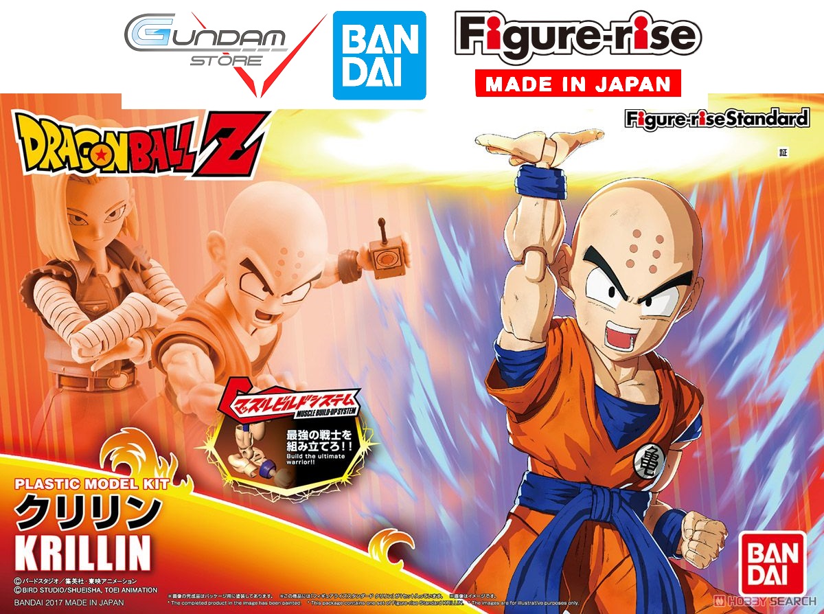 Bandai Krillin Dragon Ball Figure Rise Standard Mô Hình Nhựa Đồ Chơi Lắp Ráp Anime Nhật