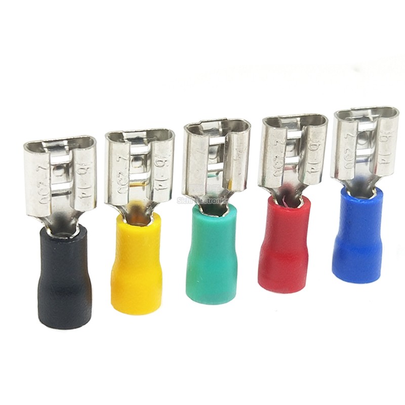 Đầu cos chữ t fdd2-250 đầu cos ghim capa nối dây điện 1.5mm2- 2.5mm2