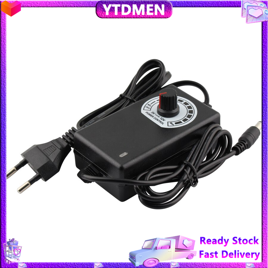 bộ Đổi Nguồn Nguồn Điện AC/DC Bộ Chuyển Đổi Nguồn Có Thể Điều Chỉnh Bộ Chuyển Đổi Nguồn Điện Chống Nhiễu DC 3V-12V 3V-24V 9V-24V Kèm Màn Hình Hiển Thị