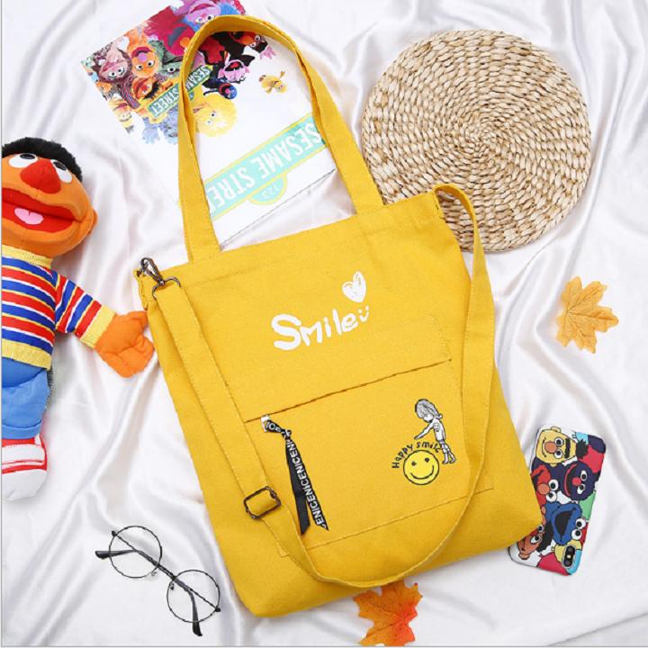Túi tote thời trang smile