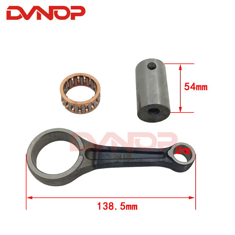 Xe Máy cg125 crankshaft Crank RodKết nối rod  conrod cho Honda 125cc CG 125 Bộ phận động cơ (Piston Pin 15mm loại)