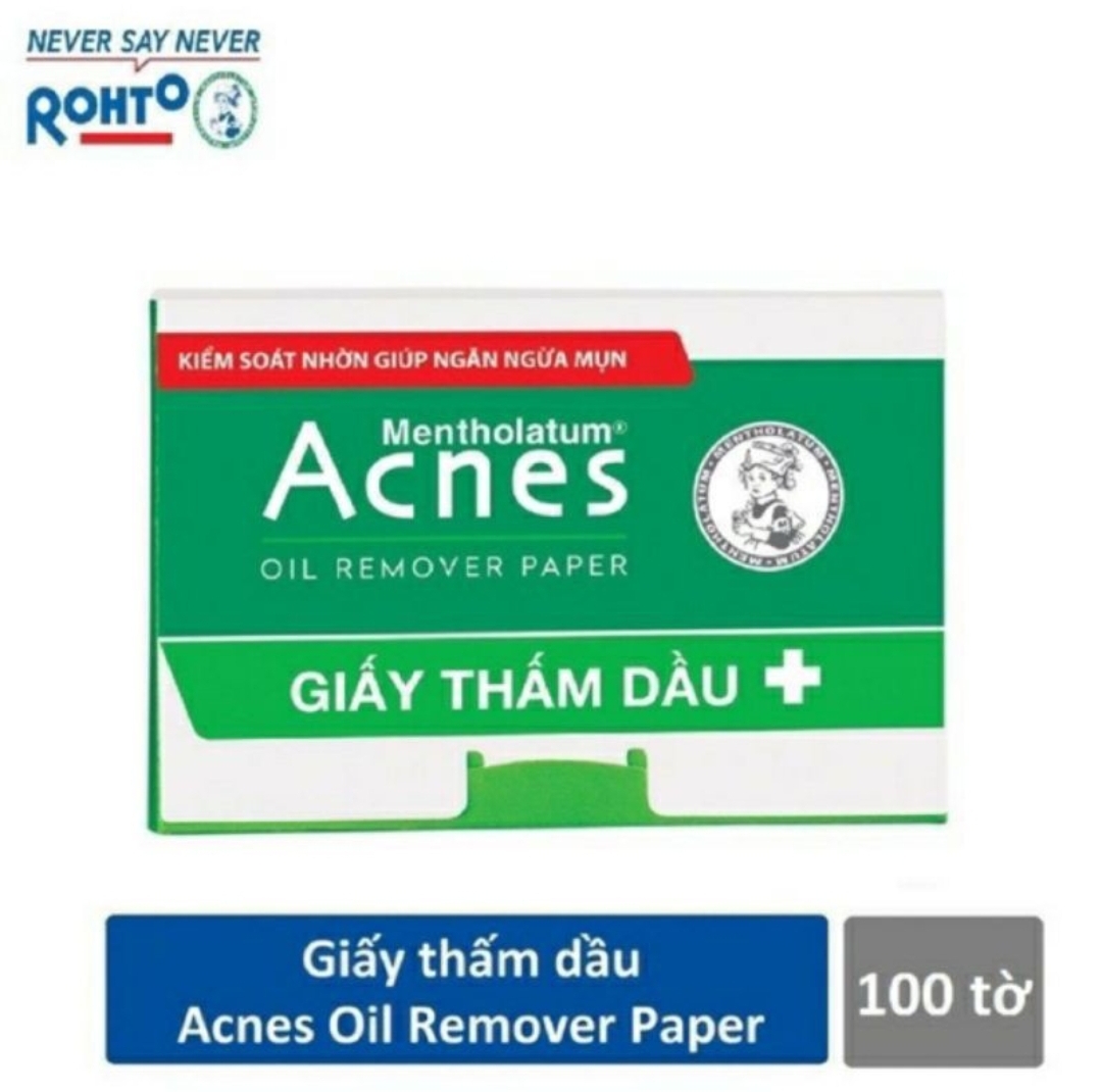Giấy thấm dầu ACNES 100 tờ ROHTO cao cấp Gia Phú