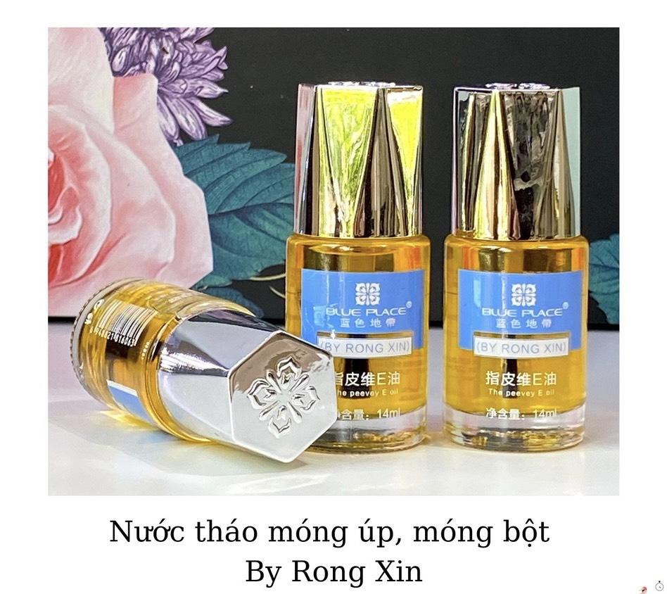 Nước tháo móng up, móng bột, gel úp siêu nhanh rongxin