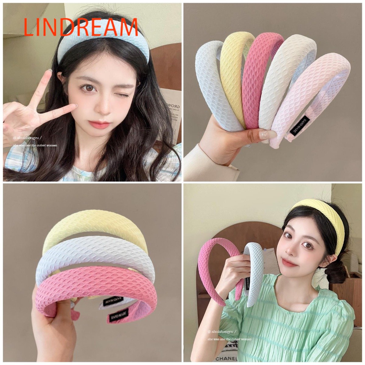 Lindream băng đô nữ thời trang thanh lịch cho nữ hàn quốc